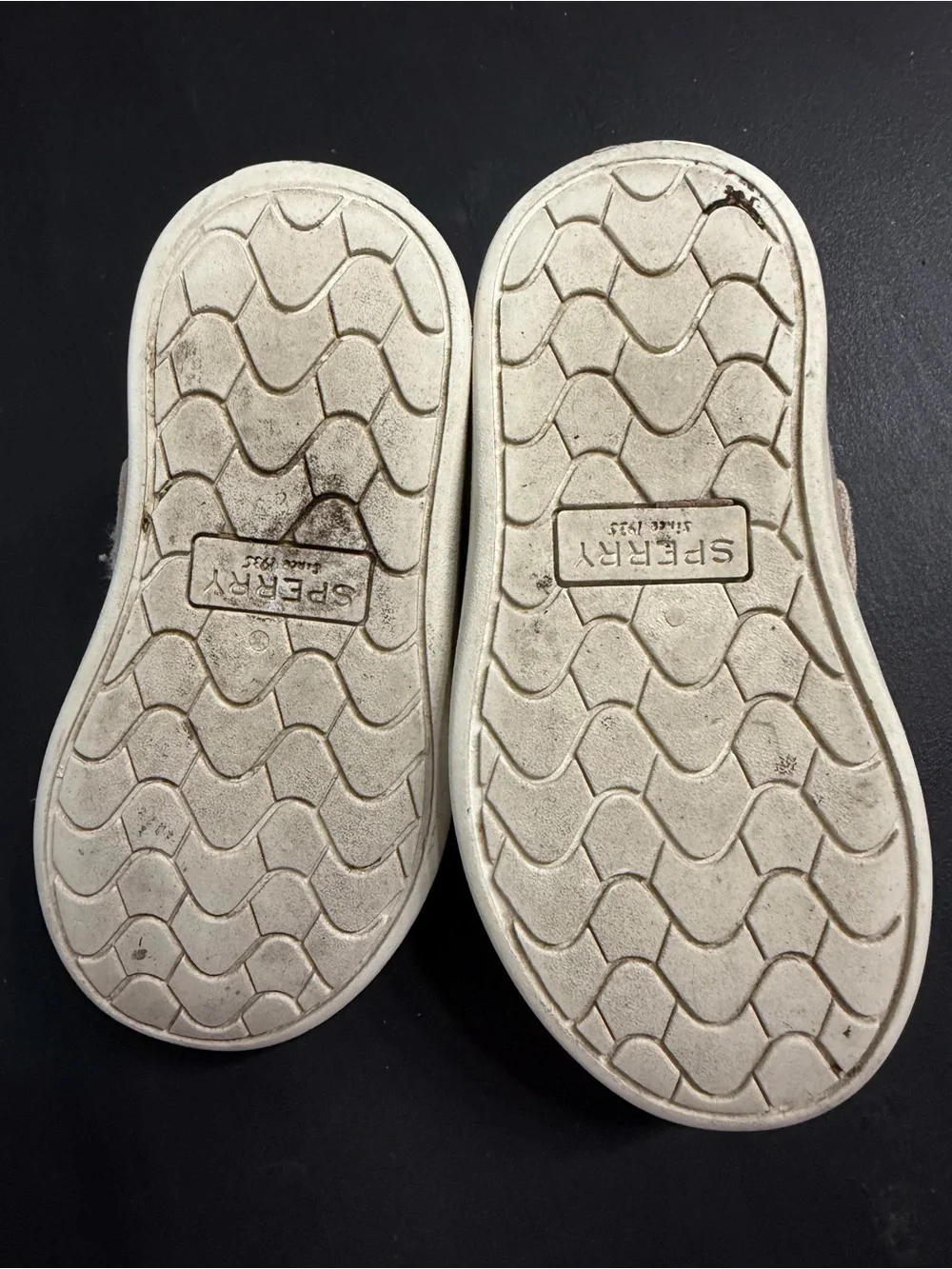 Sperry Kids Tan Canvas Boat Sneakers